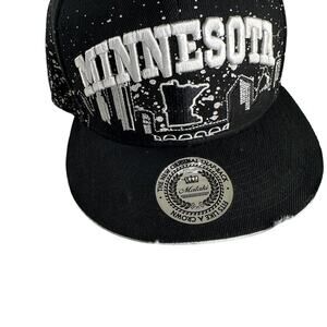 Minnesota Snapback -Malaki Stitched Logo Minneapolis Themed Grey Cap